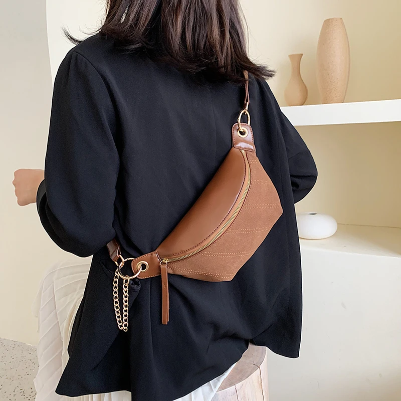 Новая женская поясная сумка Elt из искусственной кожи на грудь модная