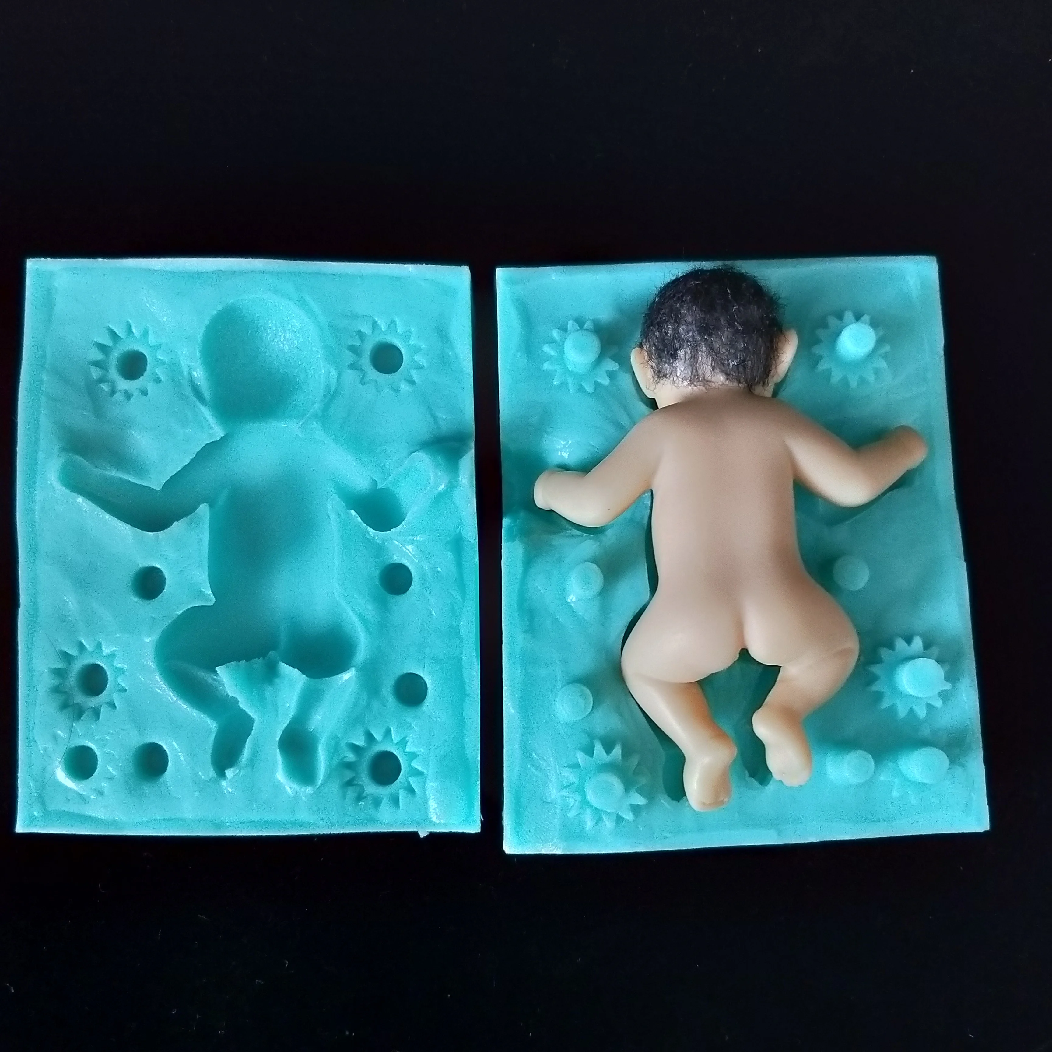 F1324 PRZY Силикагель 3D Детские Силиконовые формы помадка мыло формы глины смолы гипса шоколадные свечи конфеты плесень