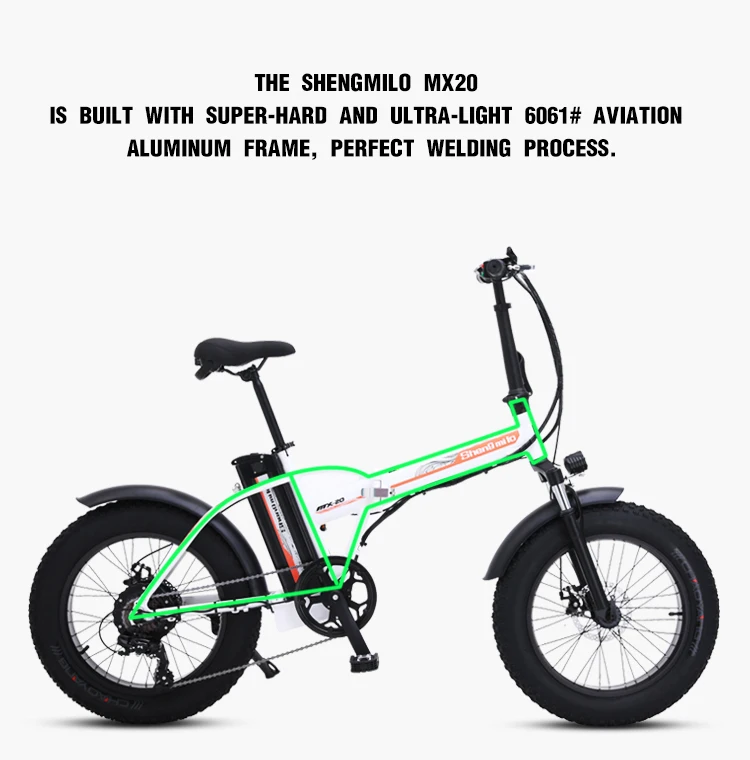Электрический велосипед 20 дюймов ebike 48V500W Электрический горный велосипед электрический складной велосипед 4,0 fat tire bicicleta eletrica пляжный электровелосипед