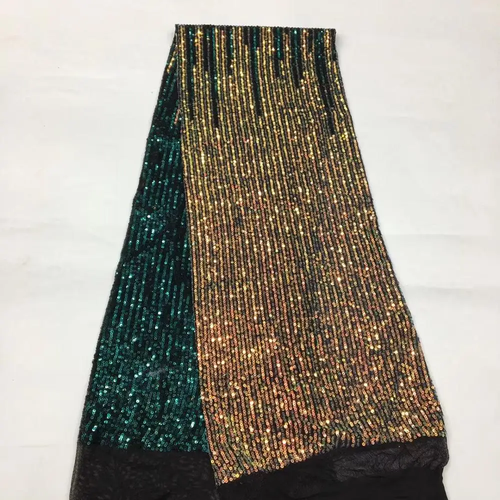 Изысканный ламинированный удобный тянущийся Тюль с градиентной вышивкой