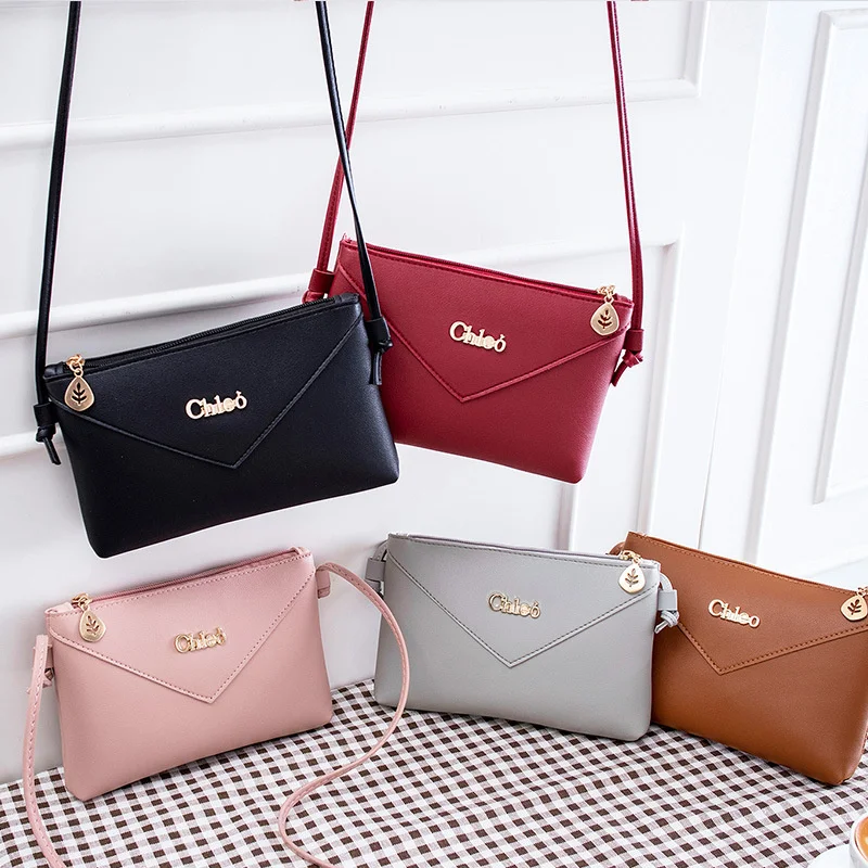 

Mini Small Square Bag 2020 Fashion Shoulder Bags For Women Classic Cute Student Leather Simple Korean Version Messenger Envelope
