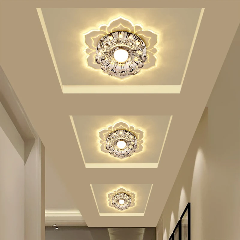 

The Living Room Bedroom Dining Room Porch Uses Modern and Elegant Crystal Ceiling Lamp Embedded Ceiling Lamp Fixture