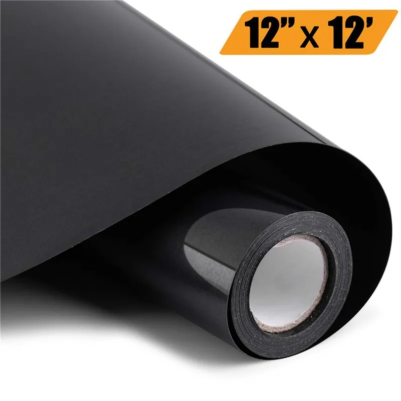 12 дюймов X 12 футов DIY теплопередача виниловая надпись C пленка для резки травяного железа на тепловом прессе дизайн для футболок Глянцевая Тепловая пленка