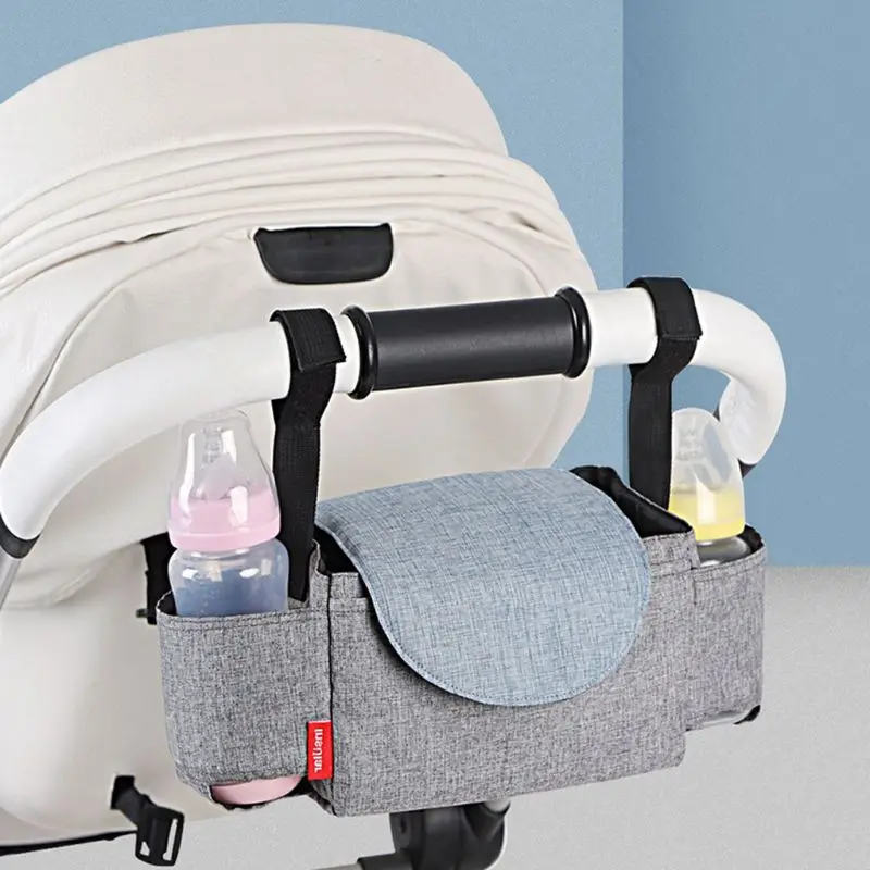 

High Quality New Portable Mummy Bag Stroller Hanging Organizer for Diaper Clothes Towels Bottle