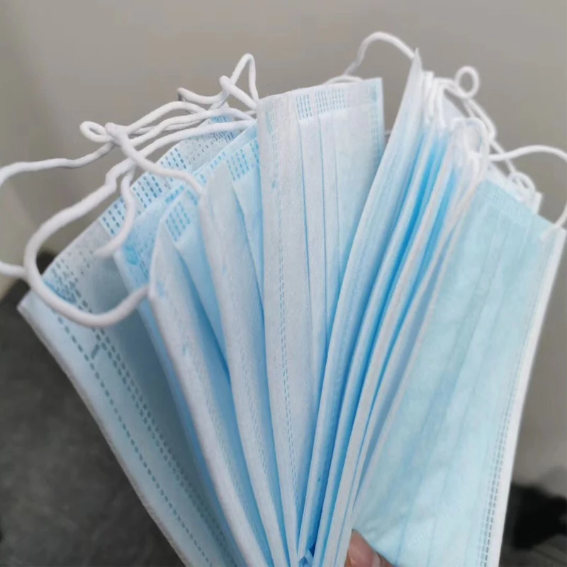 50 шт одноразовая 3-слойная маска для лица Пылезащитная анти-Пылезащитная против
