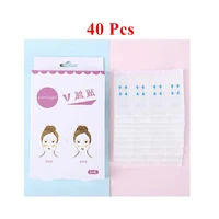 40 pcsbox invisible thin face stickers face facial line wrinkle sagging skin v shape face lift up fast chin adhesive tape
