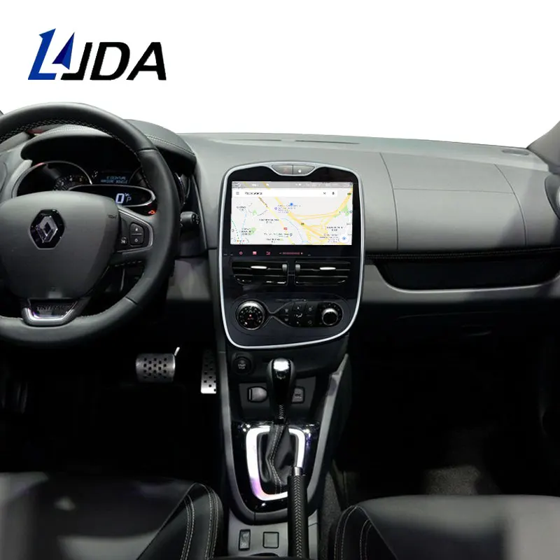 

LJDA Android 10 Car Multimedia Player For Renault Clio 2013 2014 2015 2016 2017 GPS Navigation 1 Din Car Radio Stereo 4G+64G DSP