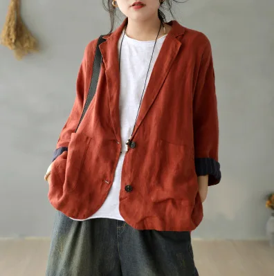 2020 весенние куртки женские свободные Ретро повседневные универсальное пальто