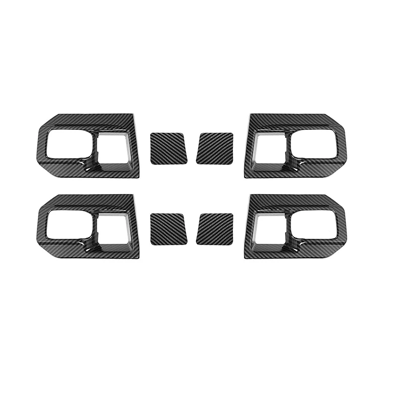 

for Dodge RAM 1500 2011-2017 Interior Door Hanlde Bowl Cover Decoration Trim Stickers, ABS