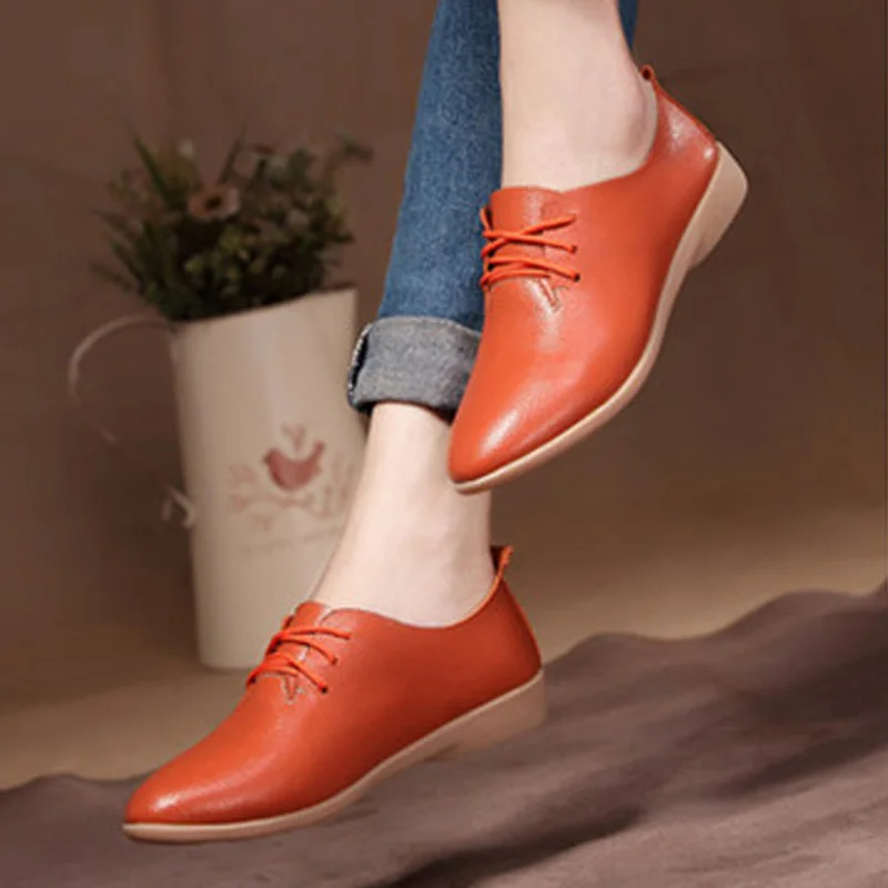 Туфли оксфорды YAERNI женские из спилка заостренный носок повседневная Осенняя