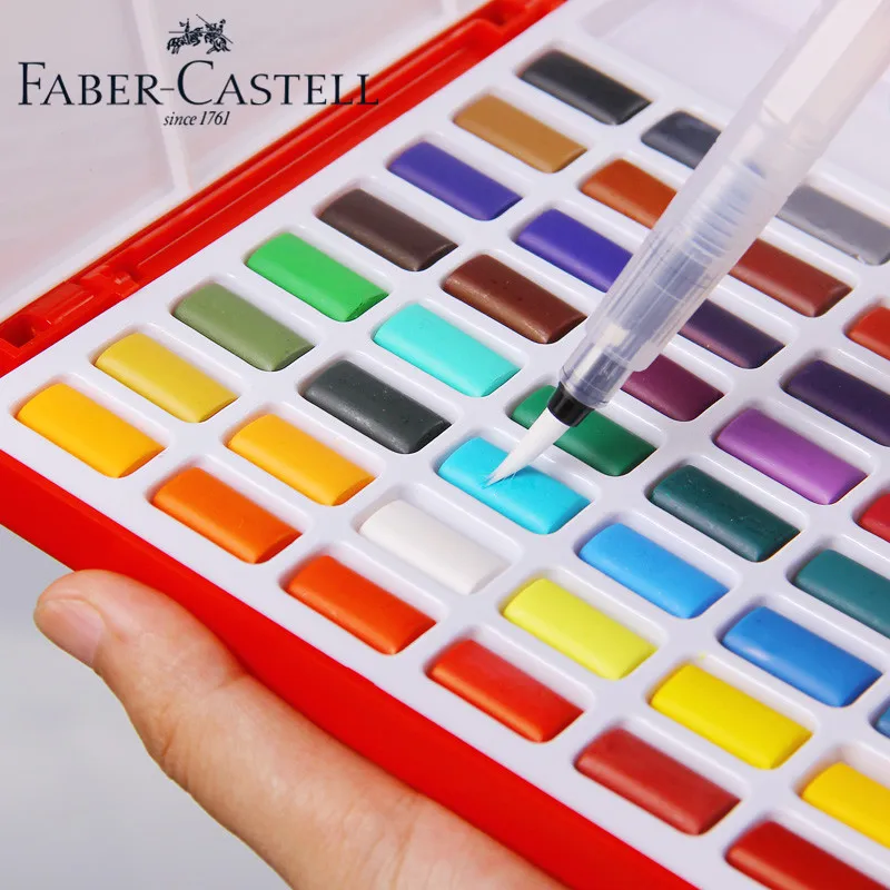 FABER CASTELL водонепроницаемого материала Водонепроницаемая Цвет пигмент набор 24/36/48