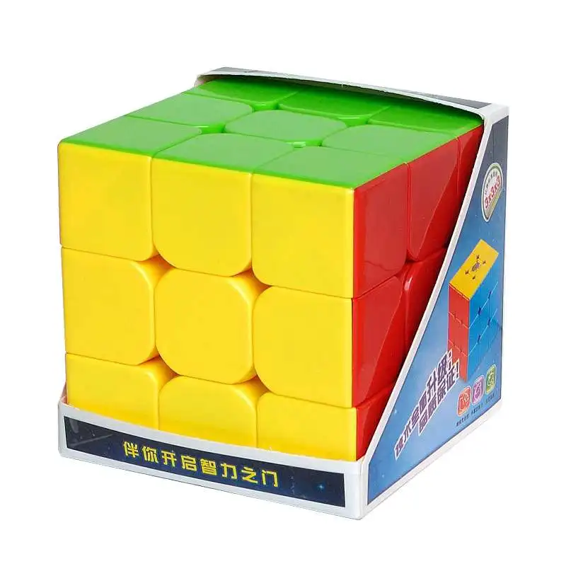HeShu 9CM Big 3x3x3 Magic Cube Puzzle Safe ABS Twist Cubo Magico Educational Toy for Children Learning Toys Mind Games | Игрушки и хобби