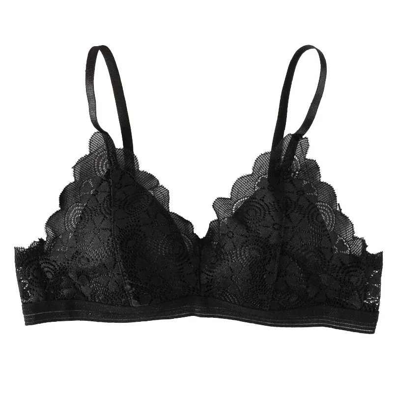 

1PC Big Size Women Push Up Wireless Lace Bra Top Sexy Women Bralette Underwear Lingerie Full Cup Bra Lace Bralette Tops est