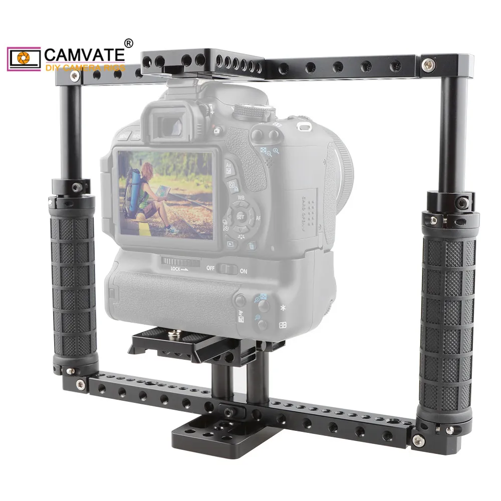 Камера CAMVATE Rig для Canon 5DS 5DSR 5D MarkII MarkIII Nikon D3200 D3300 D5200 DF D610 Sony a58 A99 a7 a7II GH5 GH4