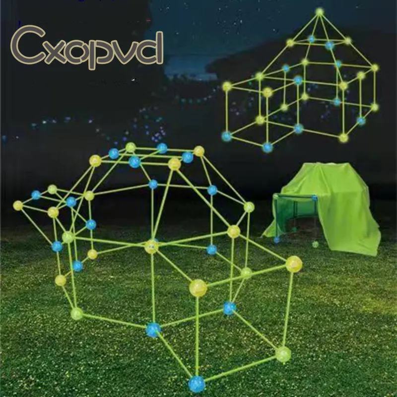 Детские форт строительный мининабор светится в темноте строительные наборы