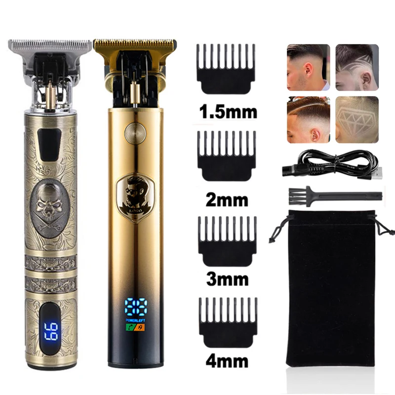 

T9 Electric Hair Clipper New Hair Trimmer Professional Shaver Beard Barber Shop Men Hair Cutting Machine For Men Haircut Style