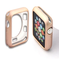 protective shell silicone for apple watch 23 protective case cover for apple watch band 42mm 38mm series 321 color drop ship