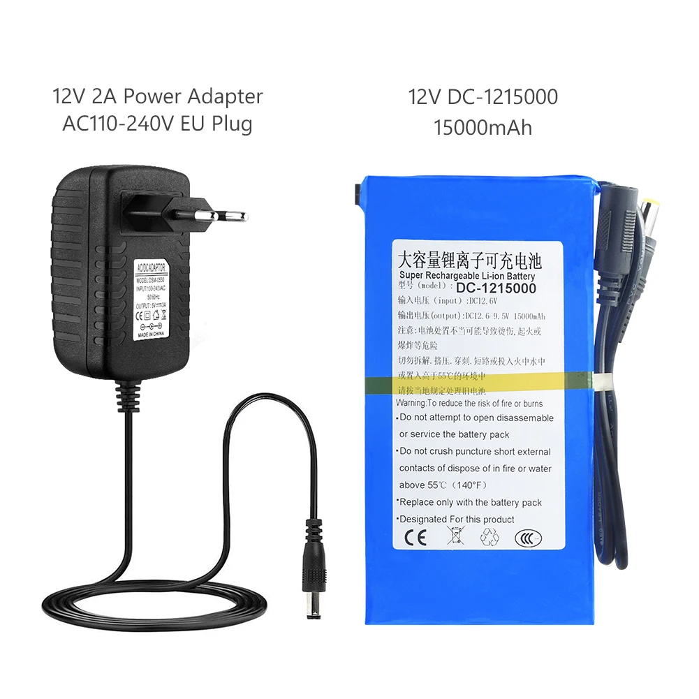 Новый DC121500 высокое качество супер 12 6 v 15Ah перезаряжаемый портативный литий