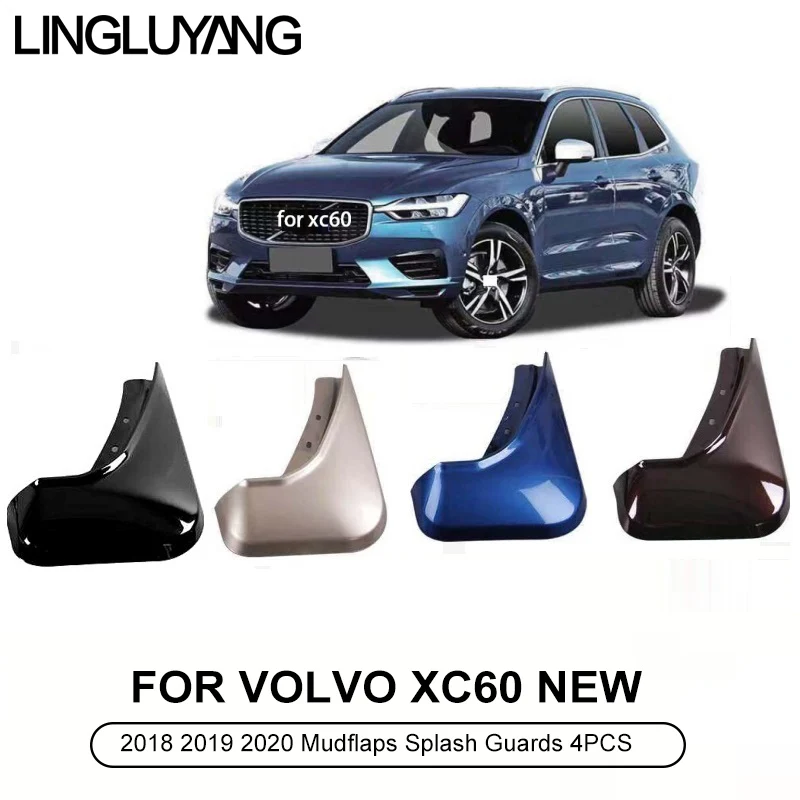 Передние Задние Автомобильные Брызговики для Volvo XC60 Брызговики аксессуары для брызговиков 4 шт Серый Синий крыло