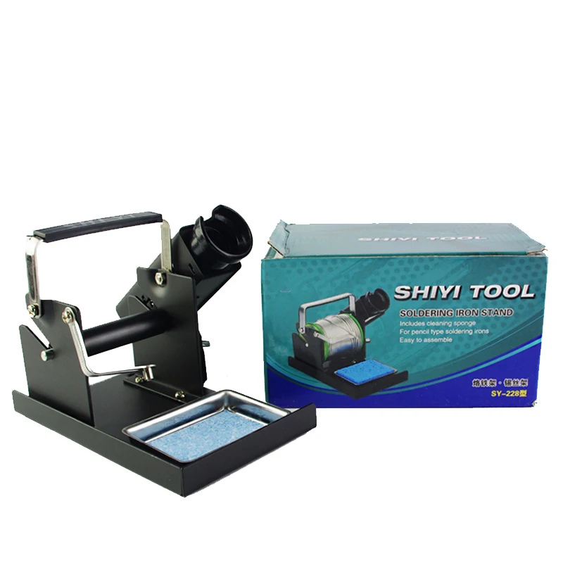 

SY-228 Soldering Iron Stand Wire Holder Tin Roll Thicken Soldering Support BGA Rework Station Welding Tools Accessories Kit