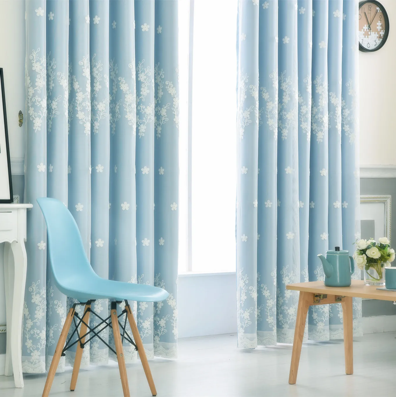 Новые плотные занавески для гостиной оптовая продажа двойные Корейская