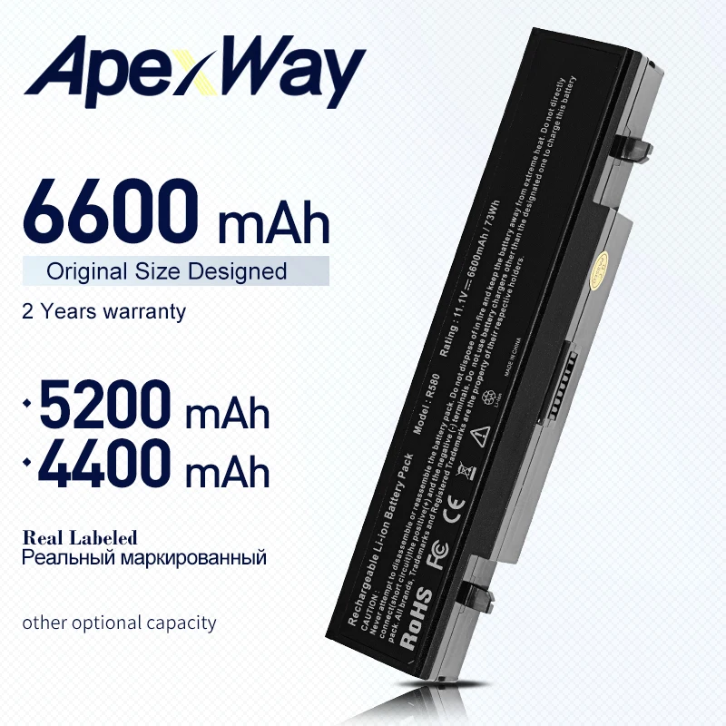 ApexWay Аккумулятор для ноутбука Samsung r429 R430 R431 R438 R458 R463 R464 R465 R466 R467 R468 R470 R478 R480 R503 R507 R540
