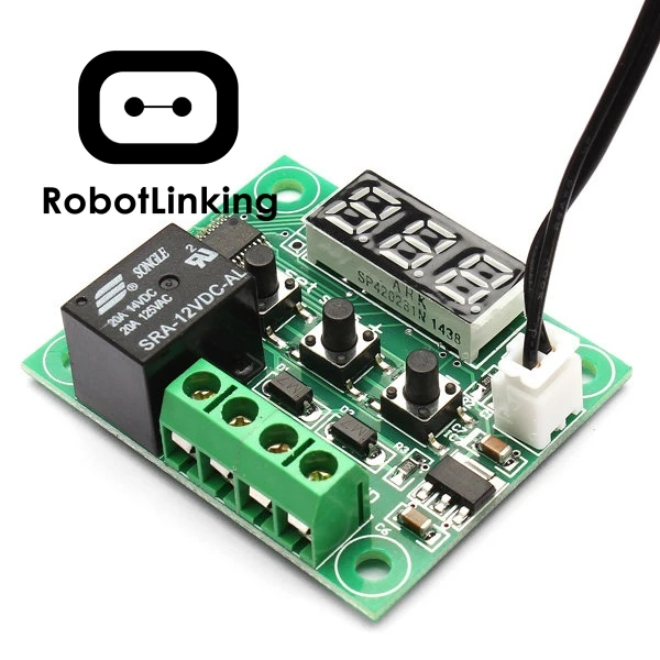 W1209 DC 12V Температура отопления охлаждения Термостат Регулятор температуры