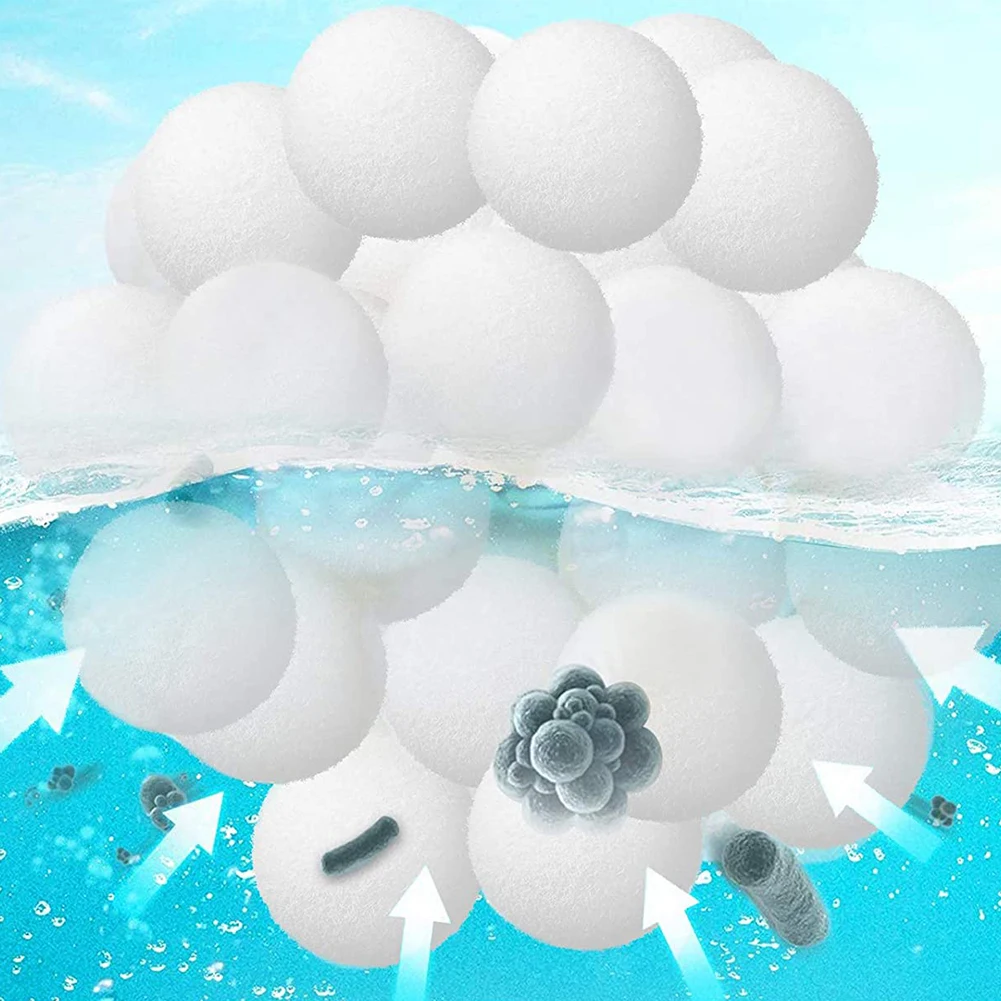 

Water Cleanning Pool Filter Balls Eco-Friendly Fiber Filter Spherical Media For Indoor Outdoor Swimming Pool System Sand Filters