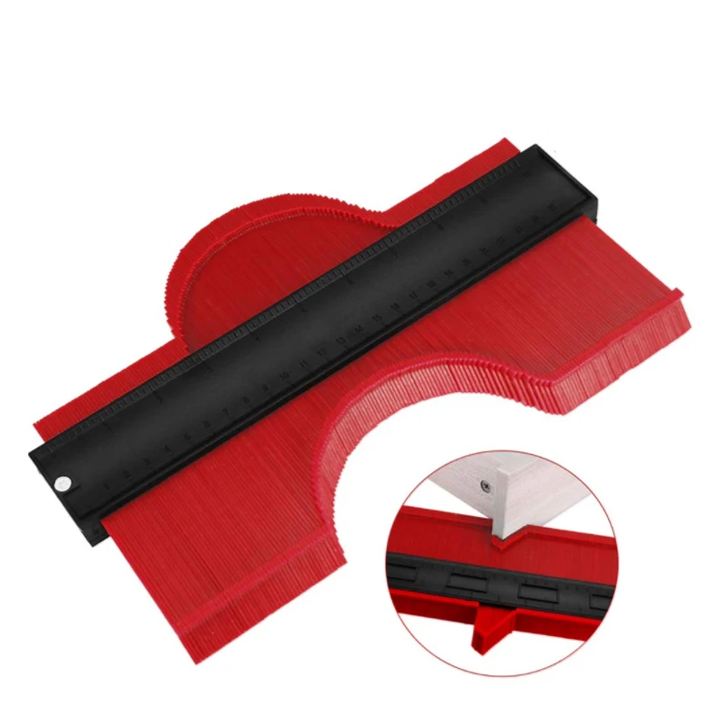 Plastic Profile Copy Gauge Contour Gauge Duplicator Standard 5"/10'' Width Wood Marking Tool Tiling Laminate Tiles General Tools