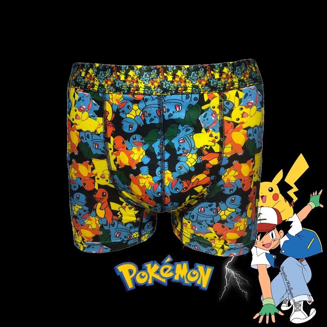 Men Boxer Shorts Set Underwear Cartoon Colorful Soft Elastic Cotton Floral Printed Funny Boxer Novelty Gentlemen S M L XL