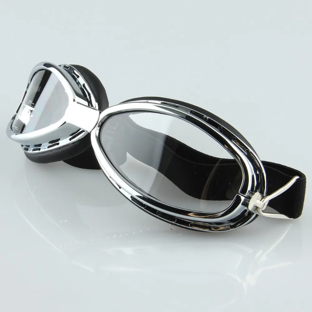 Мотоциклетные очки POSSBAY лыжные с прозрачными линзами авиаторы в стиле ретро