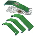 Сушильная платформа для черепахи, лестница для скалолазания, черепаха, аквариум для рептилий, искусственная лужайка, ландшафтное украшение места обитания