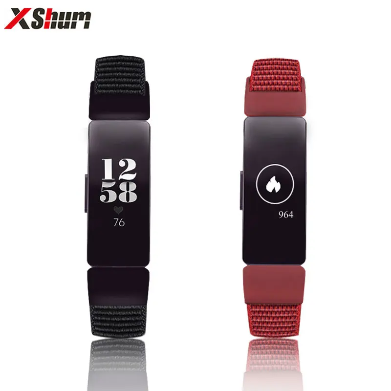 Сменный Браслет Fitbit Inspire HR для inspire нейлоновый наручный ремешок на липучке
