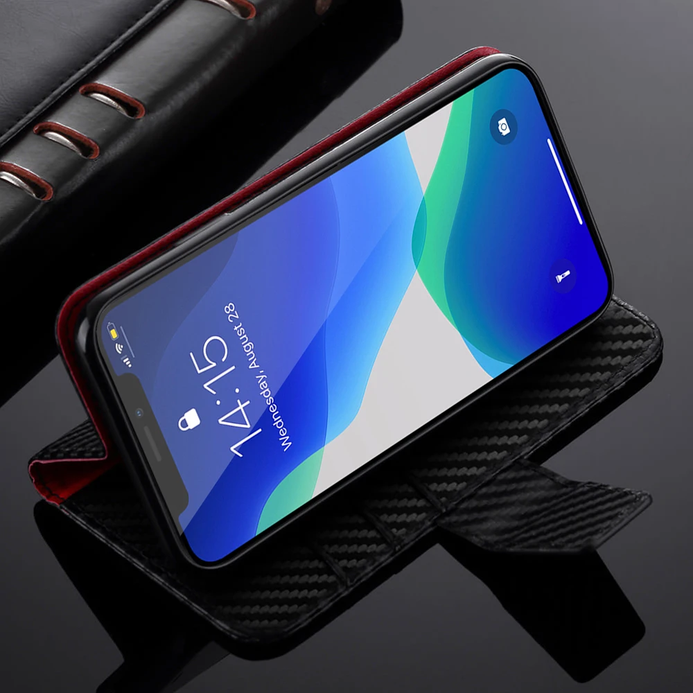 LAPOPNUT чехол для телефона из натуральной кожи для Iphone 11 Pro Xs Max Xr X 7 8 Plus 6 6s 5 5S SE Флип Магнитный кошелек силиконовый чехол из искусственной кожи