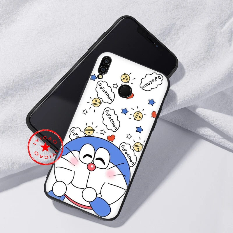IYICAO Doraemon Anime Soft Case for Huawei Honor 20 10 9X 9 8X 8C 8 7X 7A 6A Lite Pro View Note Phone Cover |