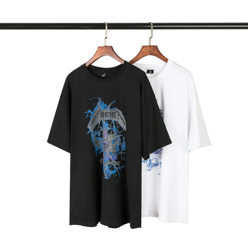 Футболка мужская хип-хоп 2020 Streetwear Ride The Lightning Harajuku летняя футболка с коротким