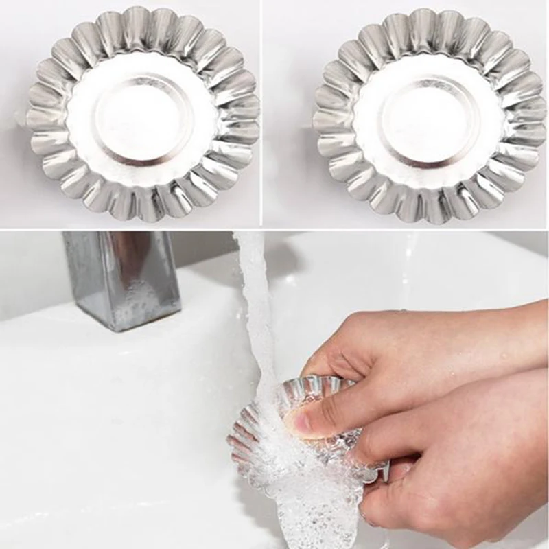 Двухсторонняя Оловянная утолщенная форма для торта плоская пудинга инструменты