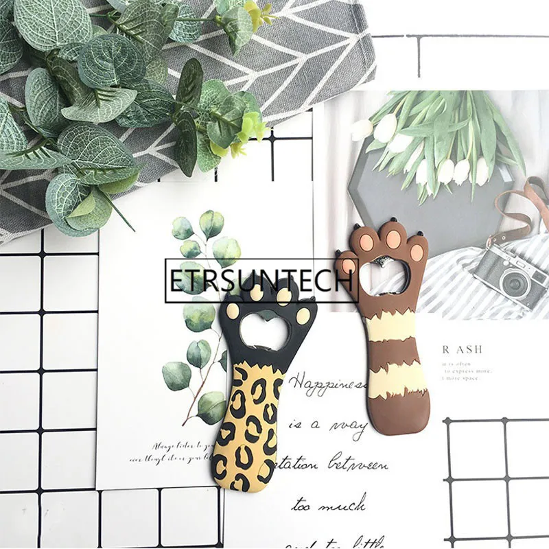 50 шт. открывалка для бутылок в форме кошачьей лапы милые барные инструменты