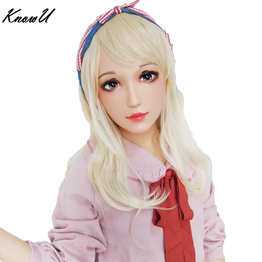

KnowU Femalemask Kig Permanent Makeup Anime Headgear Doll Crossdresser Cosplay Crossdress BJD Doll Dragqueen