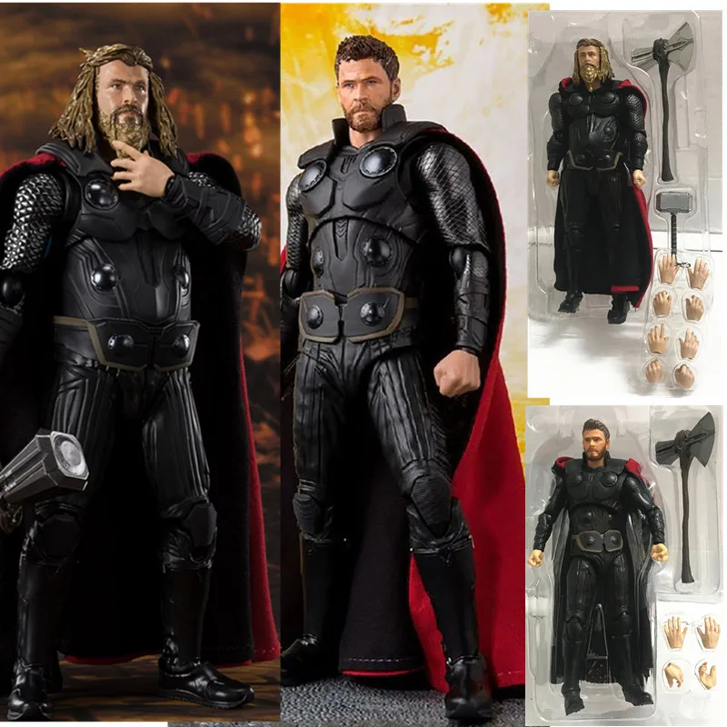 Экшн фигурка Тора SHF Hero Thor игрушечная кукла в подарок 15 см|Игровые фигурки и