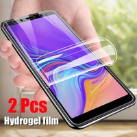 2 4pcs for samsung s22 s21 s20 s10 s9 s8 plus note 20 10 9 ultra hydrogel film protector for samsung a71 a72 a52 a51 a32 a12
