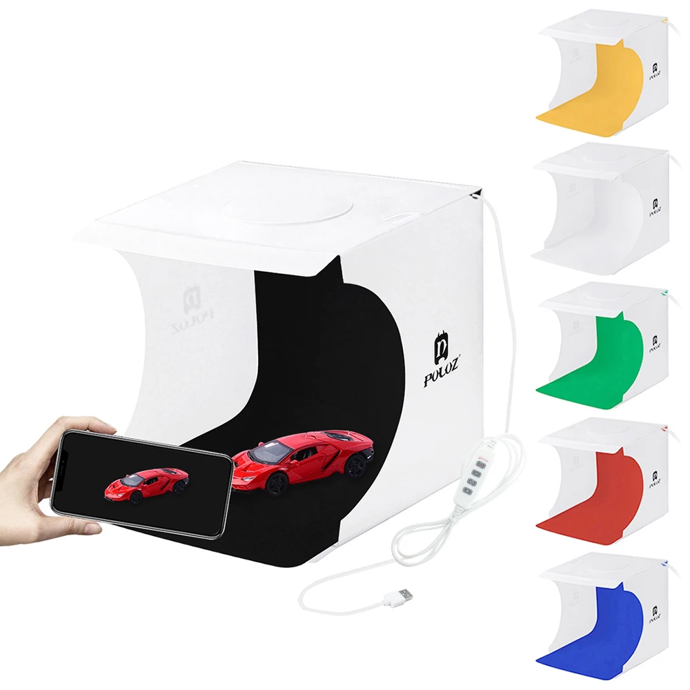 Световая мини-панель Cadiso для фотостудии белая софтбокс кольцевой складной