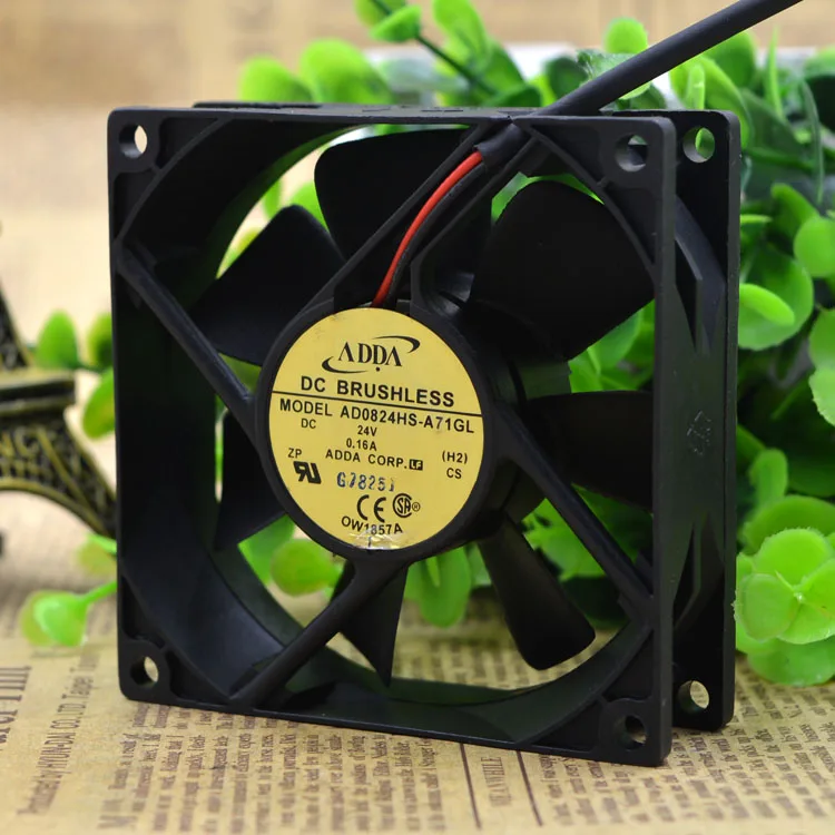 

NEW 8CM/ 8025 DC24V 0.16A AD0824HS-A71GL Motor protection cooling