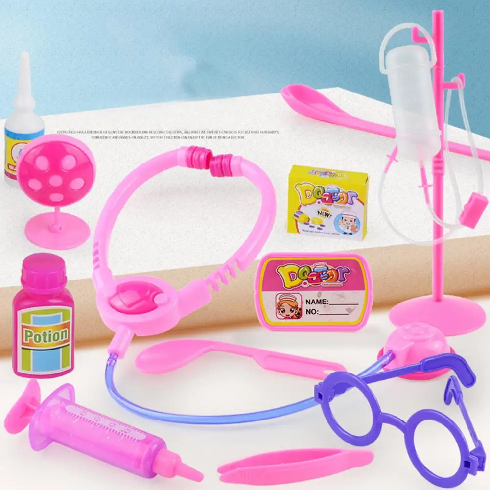 12 шт./компл. имитация докторского набора для ролевых игр пластиковая медсестра