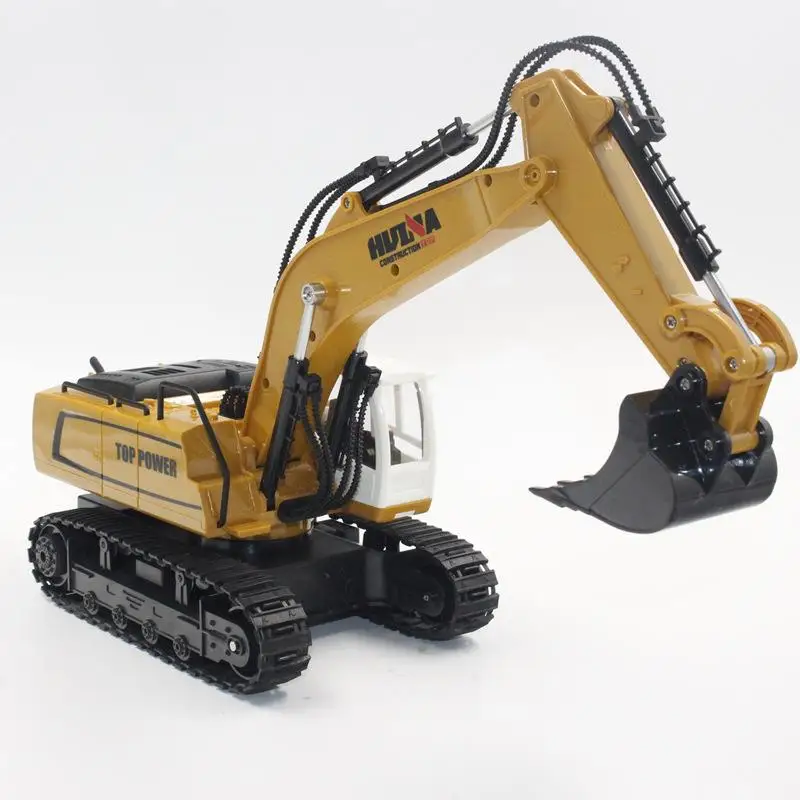 

Huina 1331 1/18 2.4g 6 Channel RC Excavator toy RC Engineering Car Alloy and plastic Excavator RTR For kids Christmas gift
