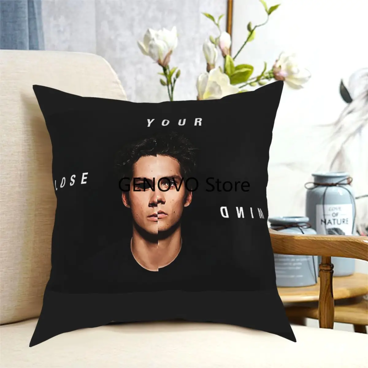 

Dylan Obrien Lose Your Mind Square Pillow Case pillows decorative for living room Vintage Cushion Covers