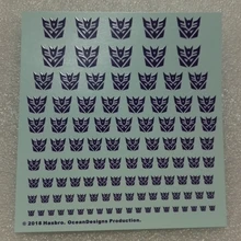 2018 деформированный декаптикон наклейка с логотипом Decepticon