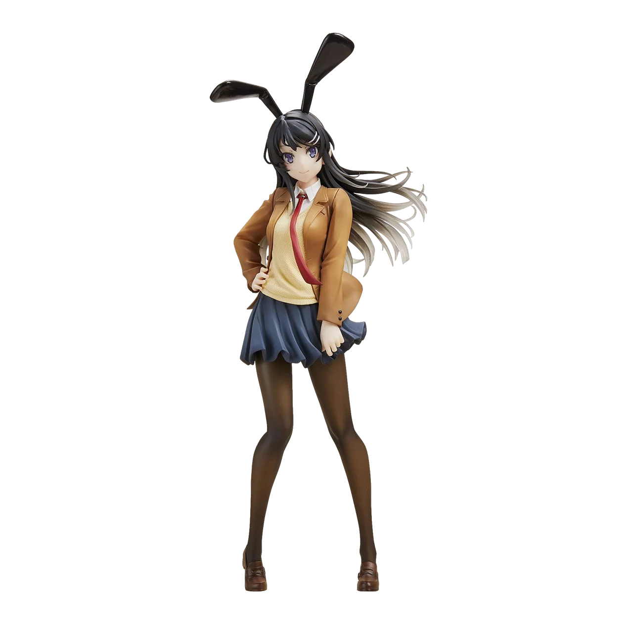 Figura de premio Taito Original Rascal no sueñe con conejito chica Senpai Sakurajima Mai uniforme Coreful versión de oreja de conejo. Modelos de Juguetes