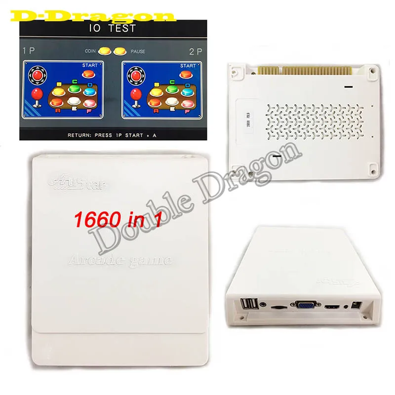 Бесплатная доставка Pandora 3D Jamma мульти PCB игры Board 1660 в 1 игровая настольная аркадная