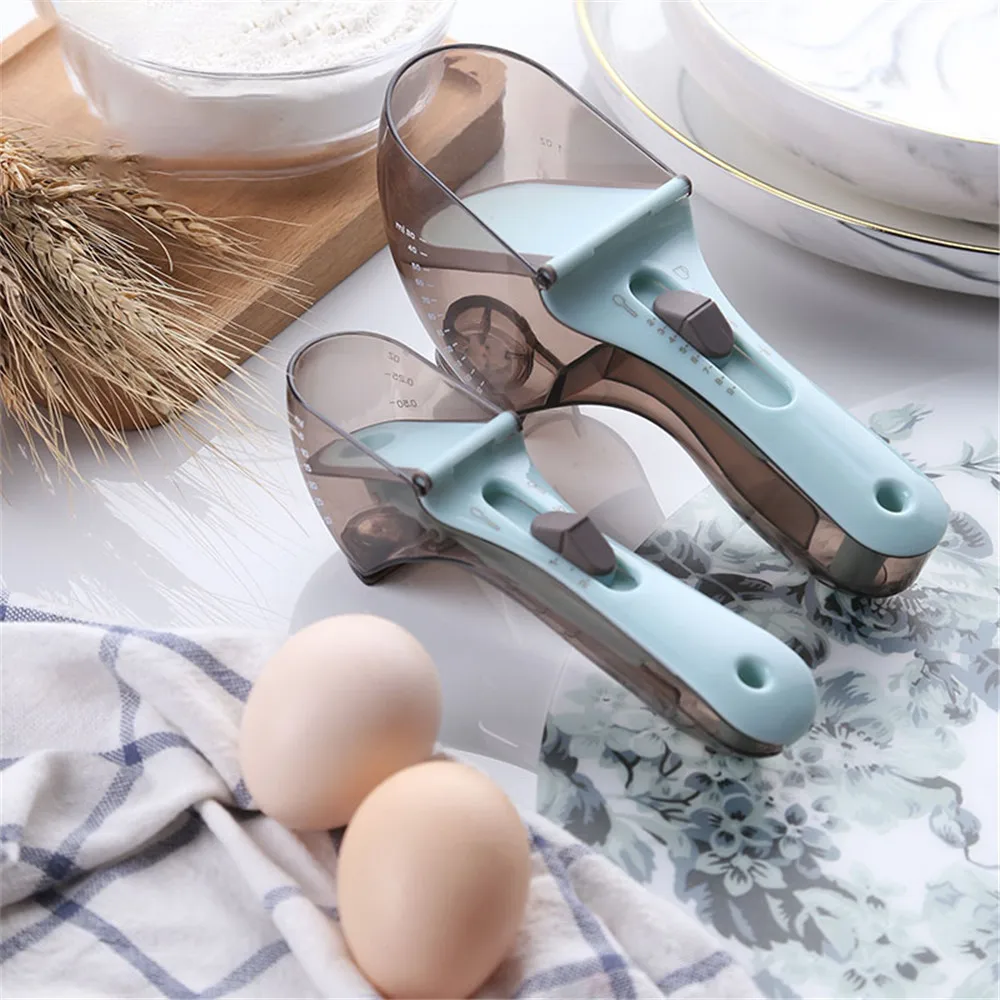 

2PC/SET Household Measuring Spoon For Baking Coffee And Tea Kitchen Baking Tool Accessories L/S Two Size Labor Saving
